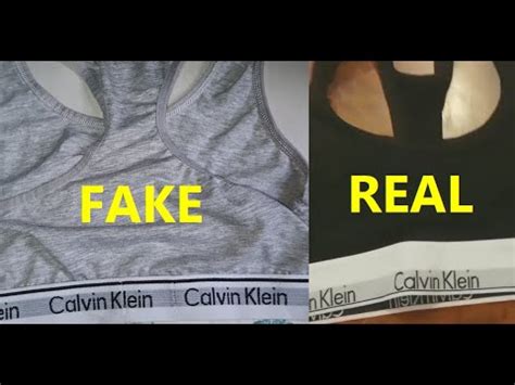 fake vs real calvin klein bralette|Calvin Klein crop top bralette real vs fake. How to spot original .